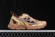 Off-White C/O Virgil Abloh Retro Running Sneakers Brown AJF6