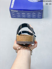 Birkenstock Arizona Two-Strap Sandals in Taupe