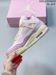 Nike Air Jordan 4 Retro OG Pink Mid-Top Sneakers IM4002