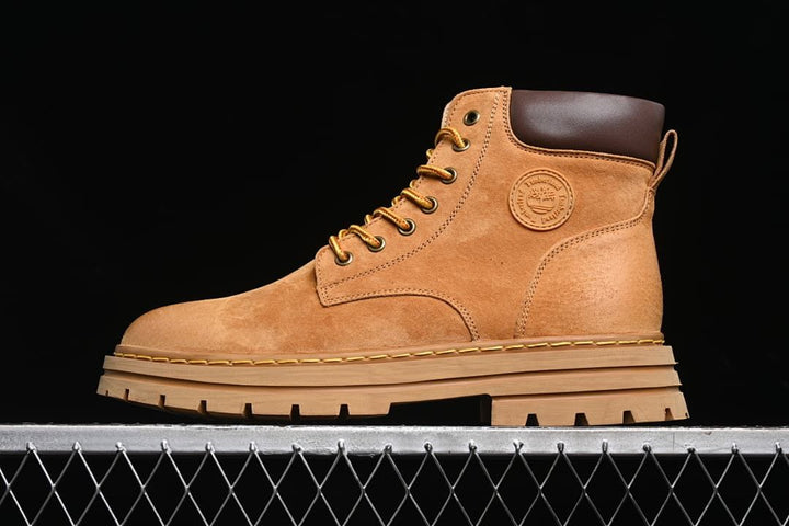 Timberland A18066T Tan High-Top Lace-Up Boots