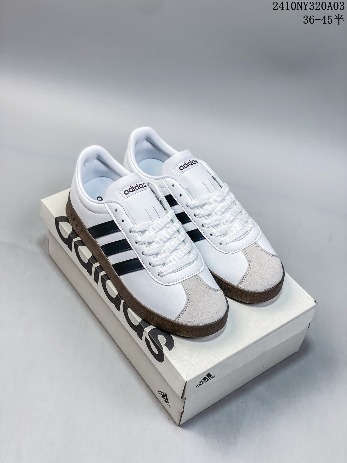 Adidas VL Court 2.0 Sneakers White Black ID6016