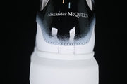 Alexander McQueen Oversized Sneakers White Black Heel