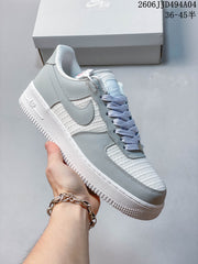 Nike Air Force 1 '07 Low Sneakers in White and Light Gray