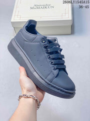 Alexander McQueen 68155ASOWE Low-Top Sneakers, White and Grey