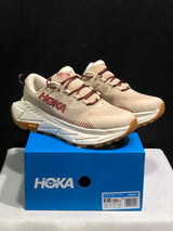 HOKA Skyline Float X Trail Sneakers in Beige