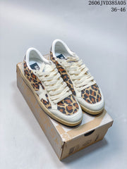 Golden Goose Super-Star Leopard Print Low-Top Sneakers 06JVD385A05
