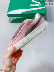 PUMA Suede XL Pink Suede Platform Sneakers