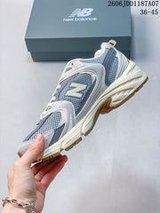 New Balance 530 Grey Mesh Retro Running Sneakers GR530SUB