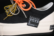 VESSEL x Snowflake Black Platform Low-Top Sneakers