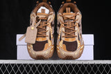 Off-White C/O Virgil Abloh Retro Running Sneakers Brown AJF6