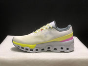 On Cloudmonster 2 Running Shoes, Lime and White