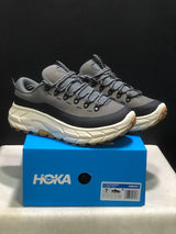 HOKA Tor Summit Trail Shoes in Gray and Black