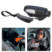 2-in-1 Emergency Window Breaker & Seatbelt Cutter — Lifetime Warranty