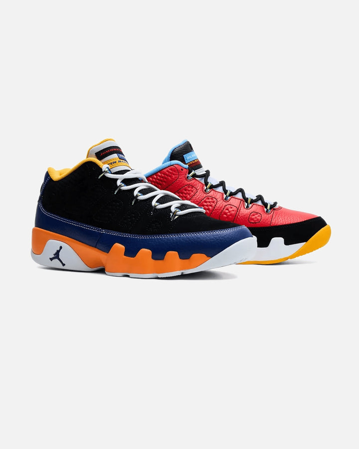 JORDAN AJ 9 RETRO LOW - BLACK /CHALLENGE RED