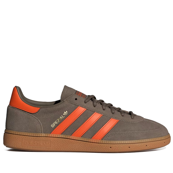 Men's Adidas Handball Spezial - Cargo Brown / Orange