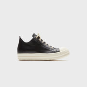 Rick Owens Low Sneaks - Black / Milk