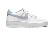 Air Force 1 LV8 GS "Double Swoosh - White / Blue / Pink" CW1574 100