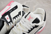 Louis Vuitton LV Trainer Sneaker White Pink