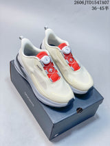 DESCENTE Running Low-Top Shoes, Cream and Red, 06JXD1547A07