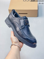 ECCO Slip-On Loafers with Decorative Buckle