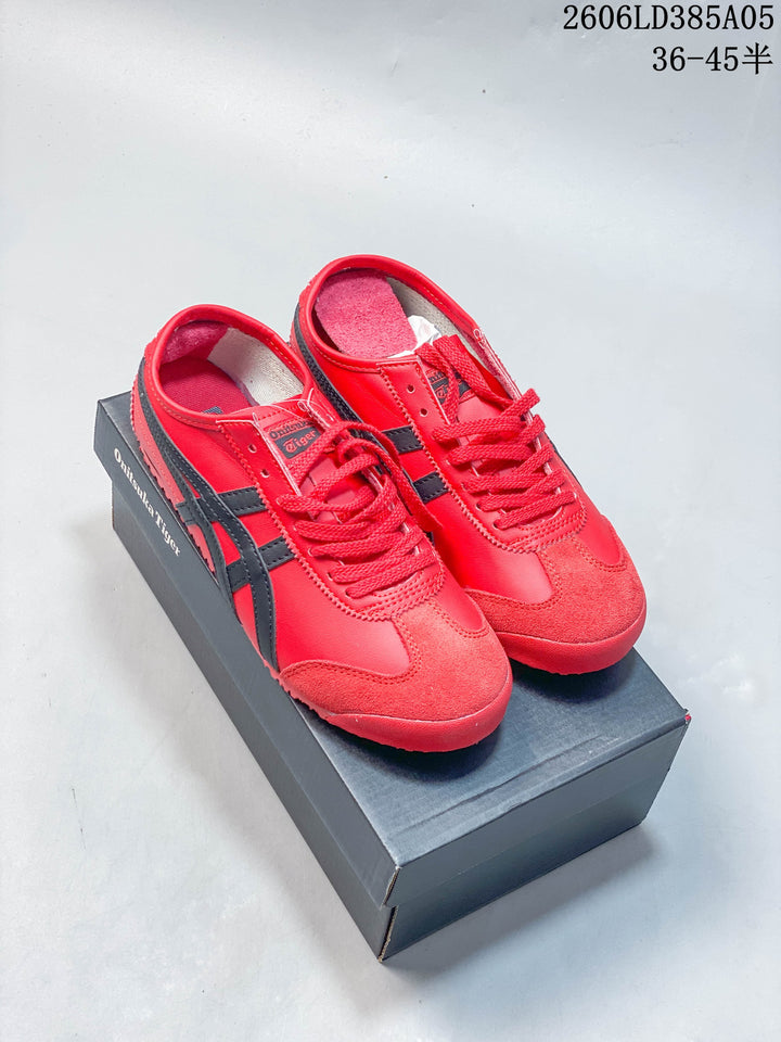 Onitsuka Tiger Mexico 66 Deluxe Sneakers Red and Black 06LD385A05
