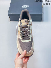 Nike Air Force 1 '07 LV8 Low Sneakers, Beige and Brown, CS5288-608