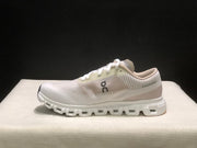 On Cloud 6 Push Sneakers in White and Beige