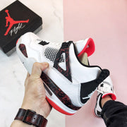 Jordan Air Jordan 4 Pale Citron Sneakers White Black Red