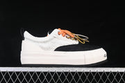 VESSEL x Snowflake Platform Sneakers in White and Black