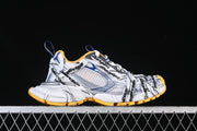Balenciaga 3XL Extreme Laces Sneakers White Navy Orange
