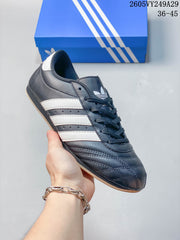 adidas Taekwondo Low-Top Training Shoes, Black and White