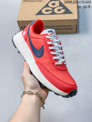 Nike ACG LDV Trail Running Shoes, Red and Navy, IF2857