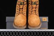 CAT Founder Mid-Top Work Boots in Wheat
