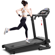Black foldable treadmill W215P421553 - Product detail 1