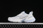 Nike V2K Run White and Blue Low-Top Sneakers FD0736-009