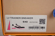 Louis Vuitton LV Trainer Sneaker White Pink