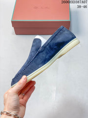 Stella McCartney Blue Suede-Style Loafers 06HXD387A07