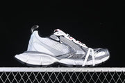 Balenciaga 3XL Split Logo Sneakers White Navy Grey
