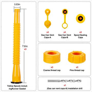 Flexible Replacement Gas Can Spout Kit