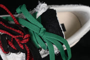 VESSEL x Snowflake Platform Sneakers in White and Black