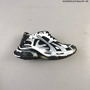 Balenciaga Runner Low-Top Sneakers in Black and White