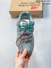 Miu Miu x New Balance 530 SL Sneakers in Sage Green