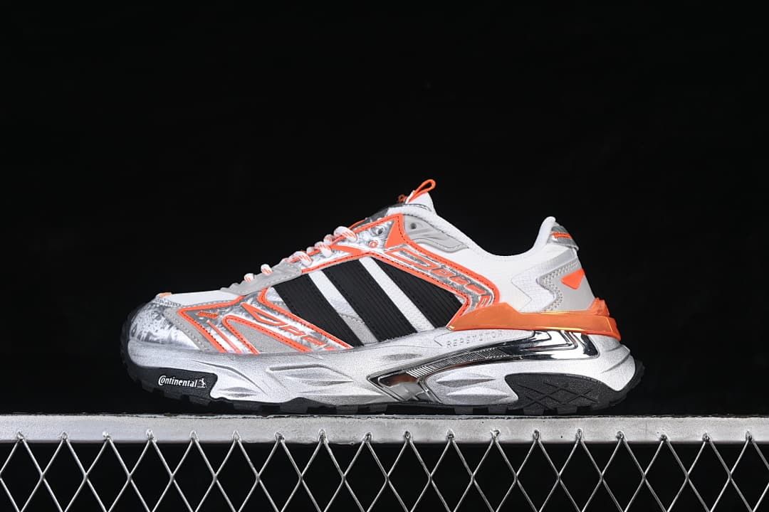 adidas XLG Storm Edge KI5134 Sneakers, White and Orange