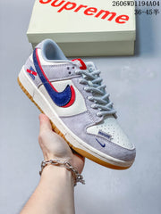 Nike SB Dunk Low DM6868-031 White Grey Blue Red