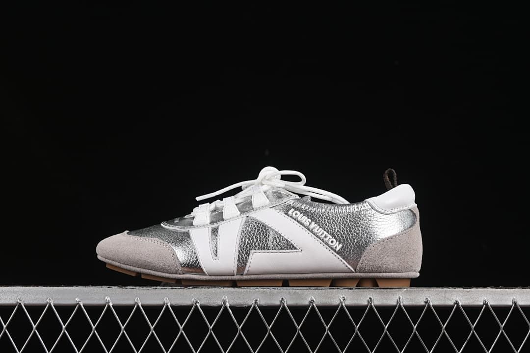 Louis Vuitton Sneakerina Silver Ballet-Inspired Sneakers