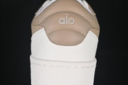 Alo Recovery Mode Low-Top Sneakers in White and Beige