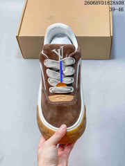 Louis Vuitton Tilted Brown Suede Low-Top Sneakers