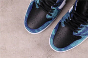 Air Jordan 1 High Tie-Dye Sneakers Blue Black White