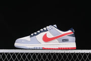 Nike Dunk Low Retro Supreme Gray, Navy and Red DM6868-045