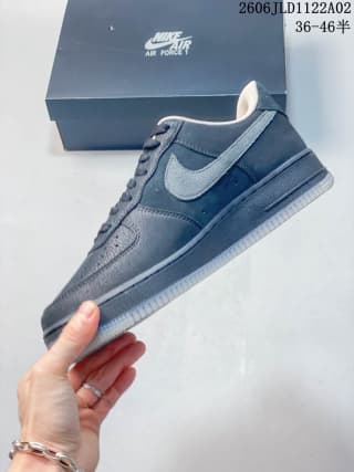 Nike Air Force 1 '07 Leather Sneakers Black 2606JLD1122A02